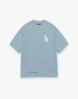 Initials Tee - Dust Blue