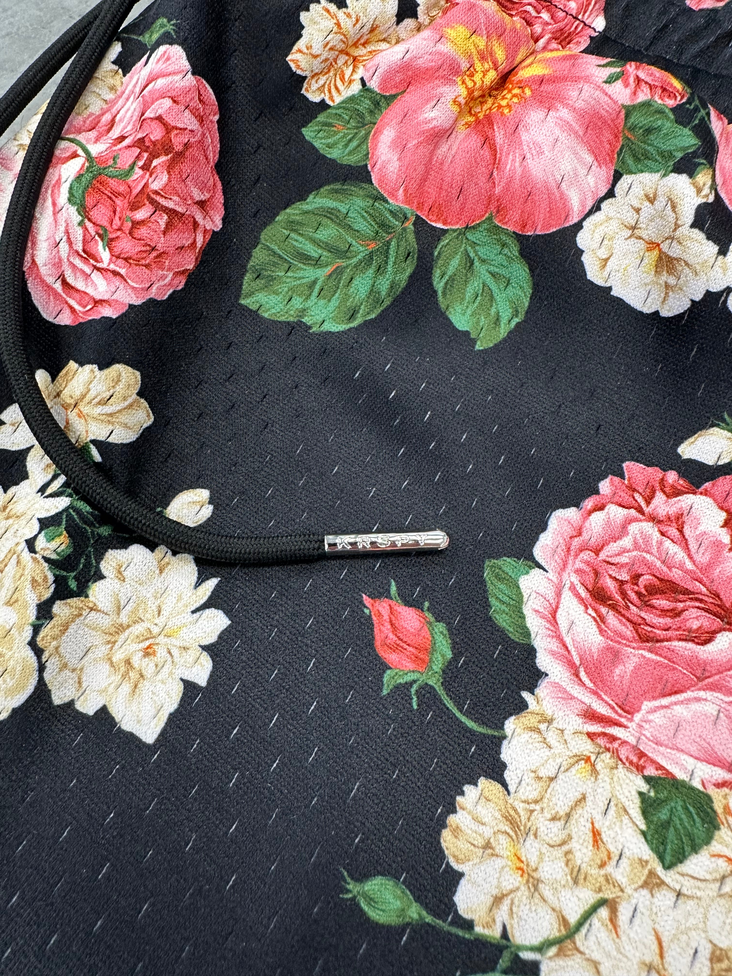 Floral Lifestyle Shorts - Black